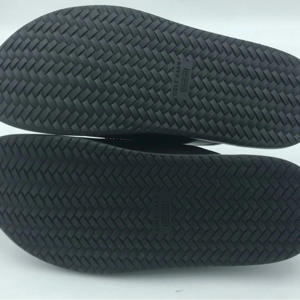 Cole Haan Women's Marisol Footbed Sandal Black LTR Size 7 - Picture 8 of 8